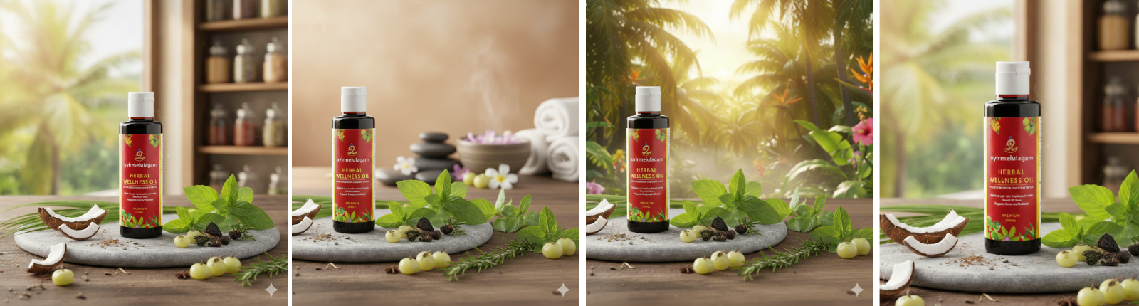 Uyirmei Ulagam Rooted Bliss Herbal Wellness Oil 100ml